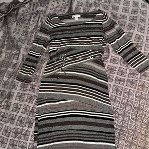 Striped Maternity Dress
